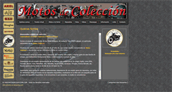 Desktop Screenshot of motosdecoleccion.com